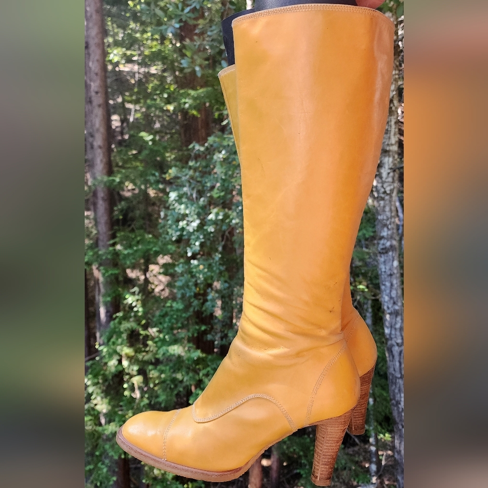 Knee High Artisan Leather Boots